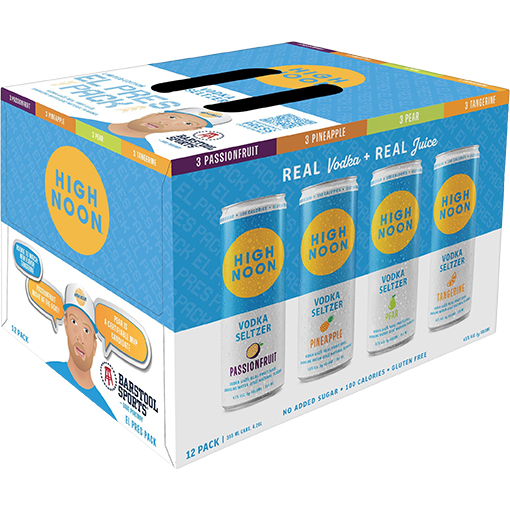HIGH NOON VODKA PEACH 4PK
