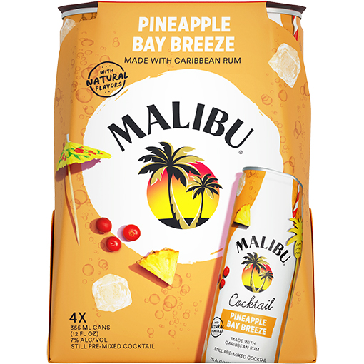 Malibu Pineapple Bay Breeze Cocktail