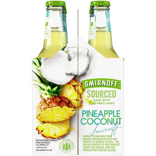 Smirnoff Sourced Pineapple Coconut