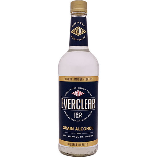 Everclear 190 Proof Grain Alcohol