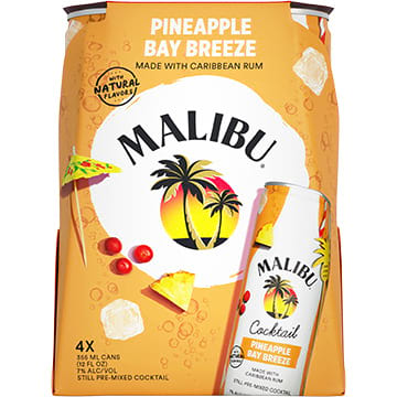 Malibu Pineapple Bay Breeze Cocktail