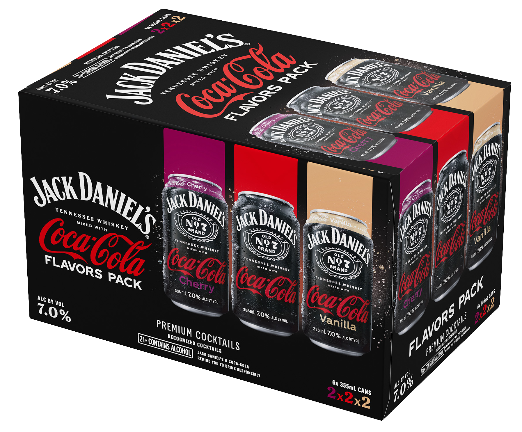Jack Daniels Coca Cola Cocktail 4 Pk