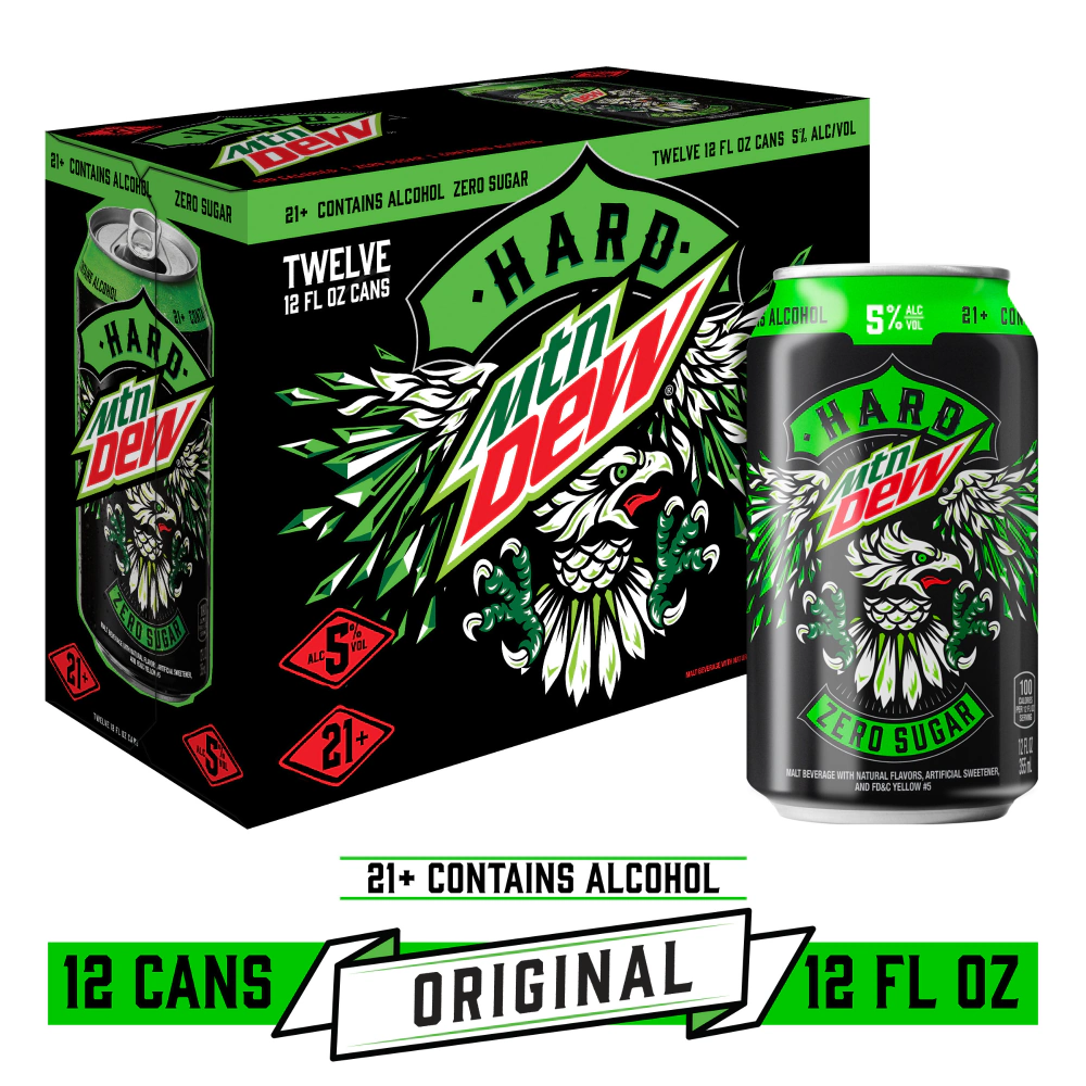 Mtn Dew Hard Malt Beverage 12 Pk