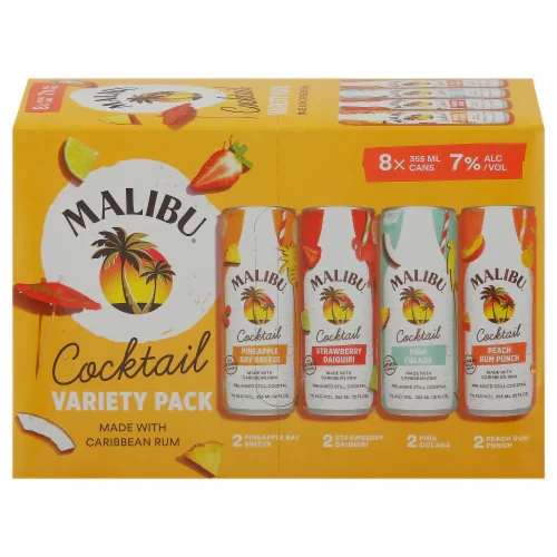 Malibu Vriety 8pk can