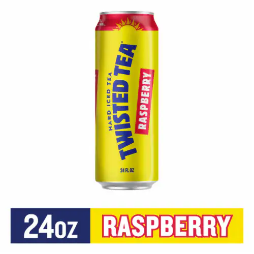 Twisted Tea Hard Iced Tea Raspberry Singles 24 FL OZ Can