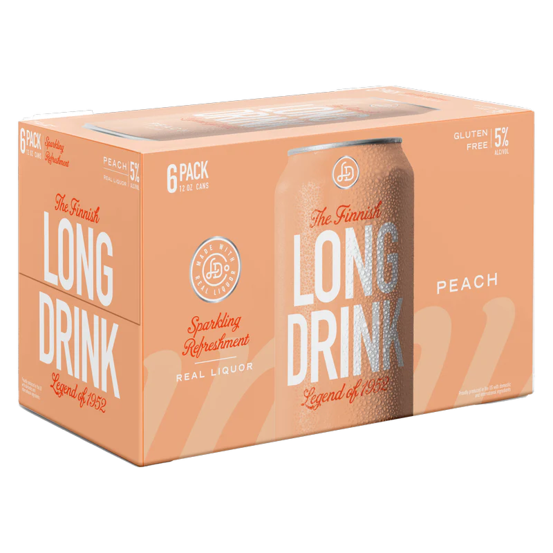 LONG DRINK PEACH 6pk