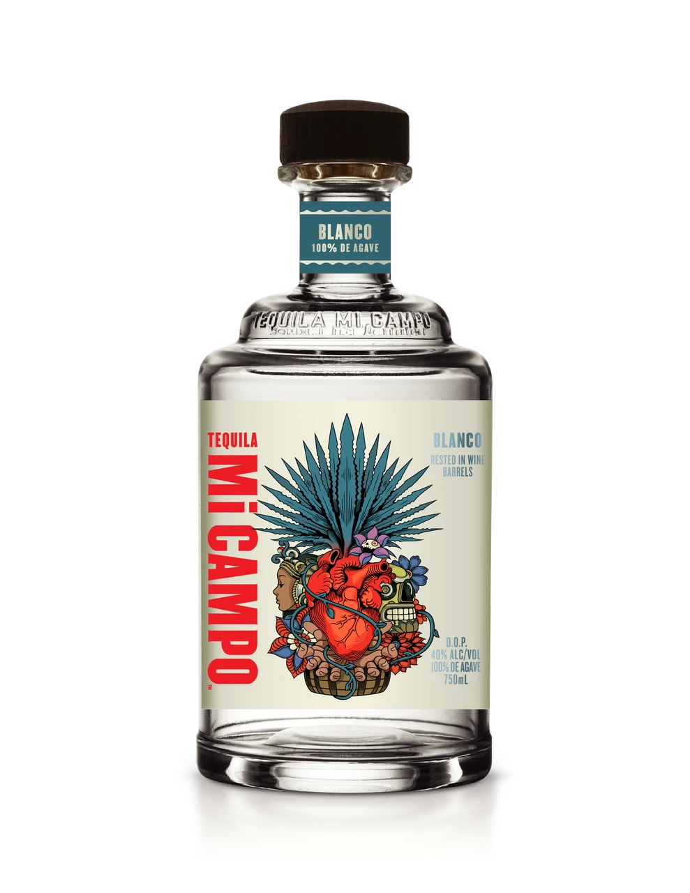MI CAMPO TEQUILA BLANCO 750 ML