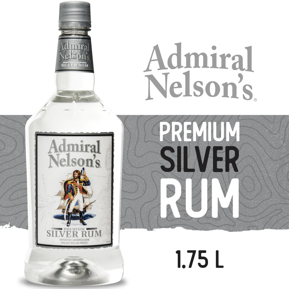 ADMIRAL NELSON SILVER RUM 1.75L