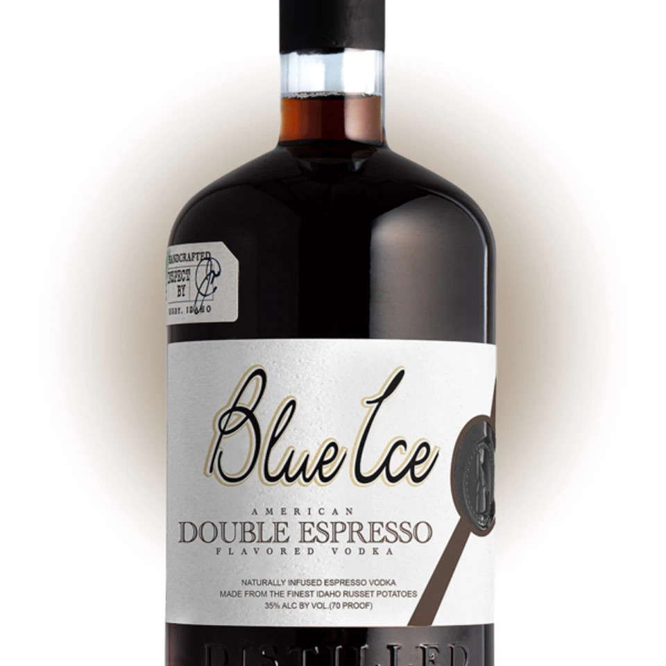 Blue ice double espresso vodka 1L